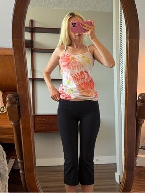 lululemon athletica Black Yoga Leggings with Logo